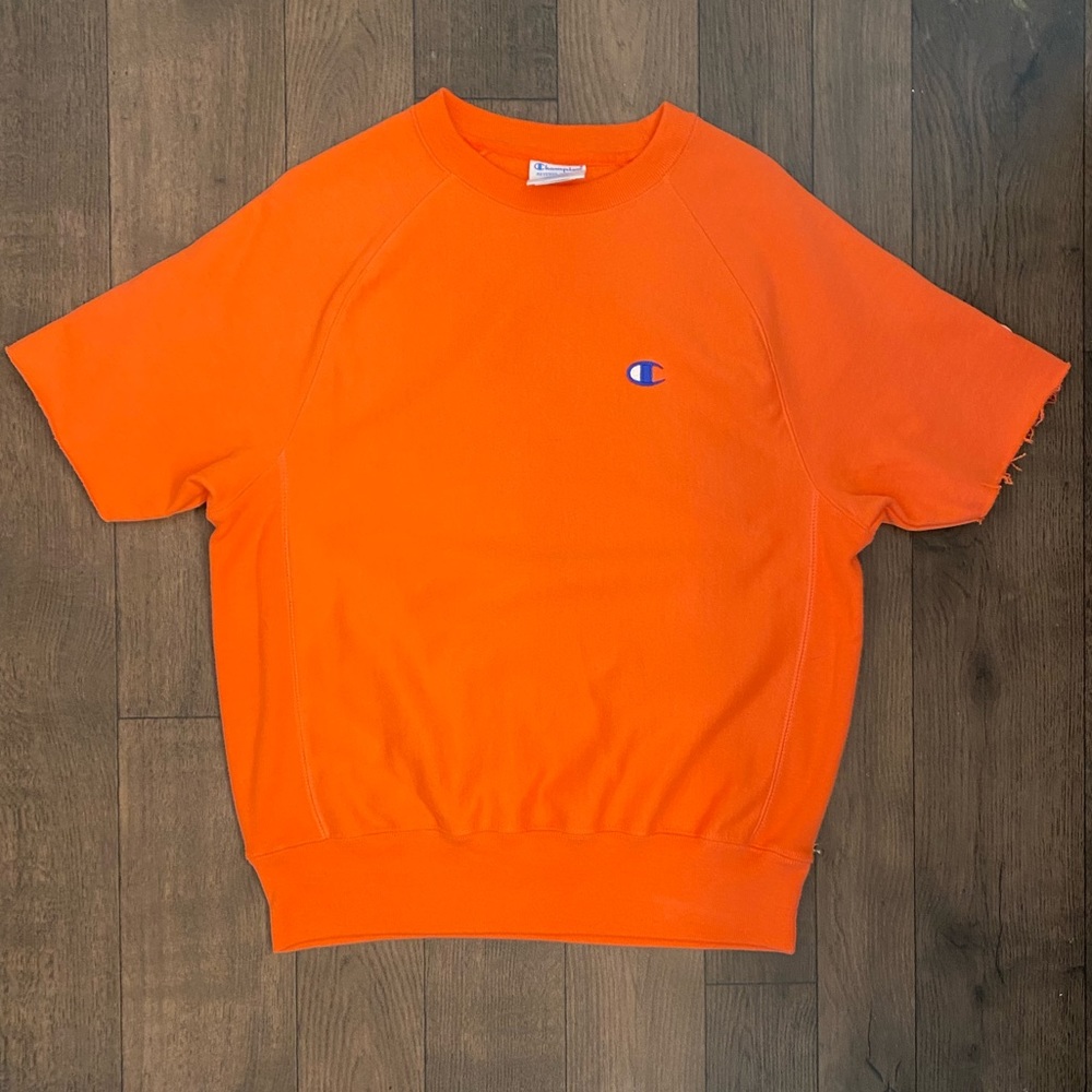 Champion Reverse Weave Short Sleeve Crew Neck Sweatshirt
